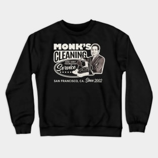 Monk's Cleaning Service Crewneck Sweatshirt